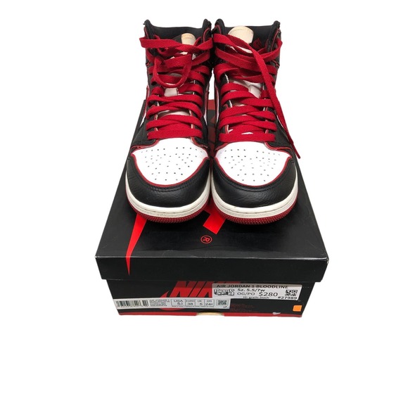 Air Jordan 1 Retro High OG GS Bloodline Size 5.5 Youth Women 7 w 575441-062 main image 13